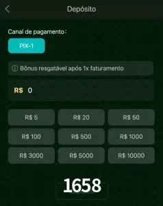 deposits 1658